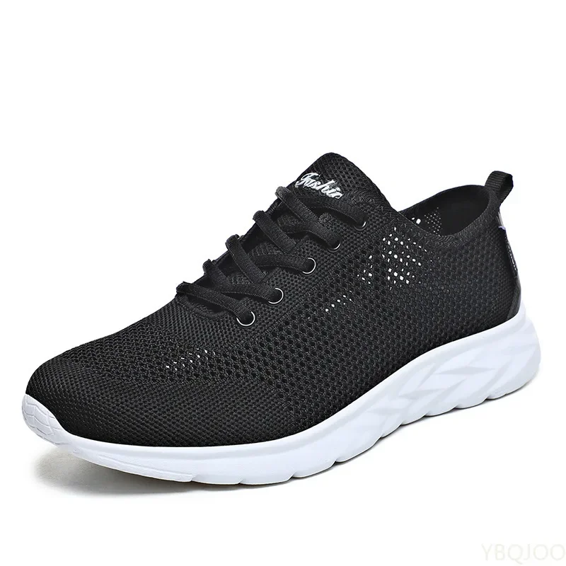 Mesh Men Sneakers Summer Casual Shoes Men Breathable Outdoor Non-slip Walking Gym Shoes Lace-up Mens Trainers  Size 38-47