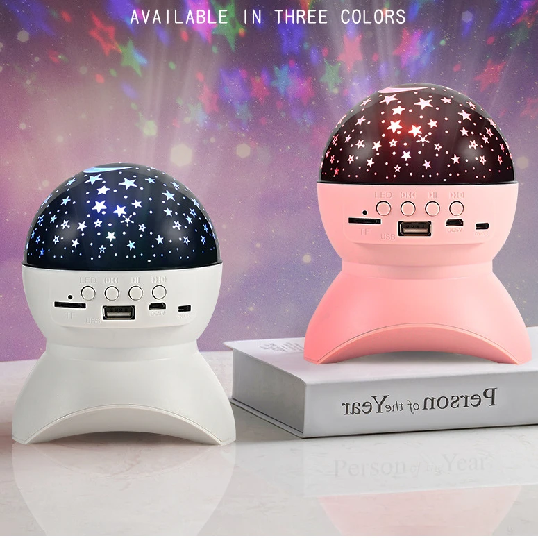 Star Projector Aurora Borealis Home LED Starry Star Night Light proiettore musicale con telecomando