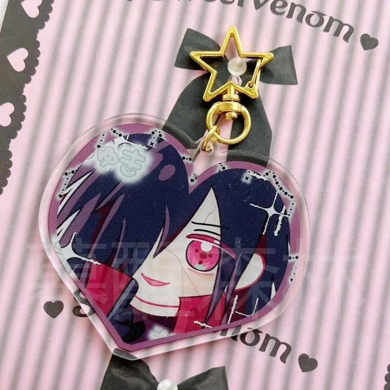 Uchiha Itachi‌ Anime Keychain Women Naruto Acrylic Key Chain Man ‌Hatake Kakashi‌ Key Ring Pendant Accessories Friend Gift