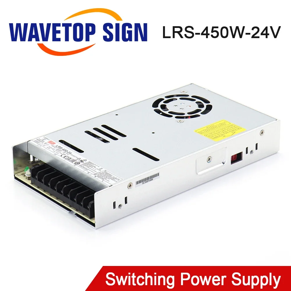 

SignkoRay Meanwell LRS 450W Switching Power Supply DC 24V Single Output for Co2 Laser Cutting and Engraving Machine