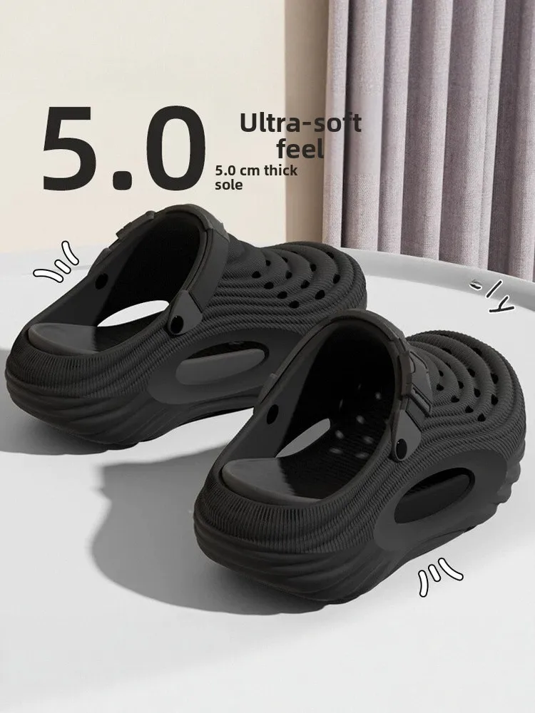 

Men's Summer Outdoor Wear Anti-Slip Thi Bot Large Size 45 Slippers Driving Sports Beach Sandals Breathable EVA Slip-On S...