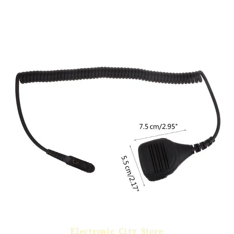 Two Way Radio Walkie Talkie Speaker Mic Microphone For DEP550,DEP570,DP2000 HU8D