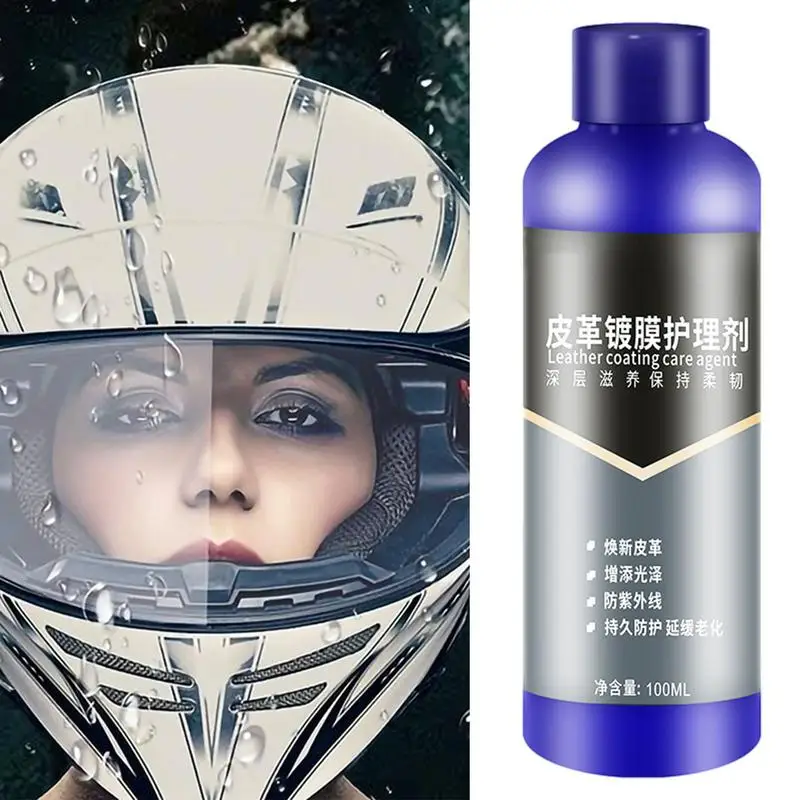 

100ml Motorcycle Cleaning Spray Windshield Cleaner For Car Motorcycle Headgear Cleaning Supplies For Motorcycle Cycling Hat