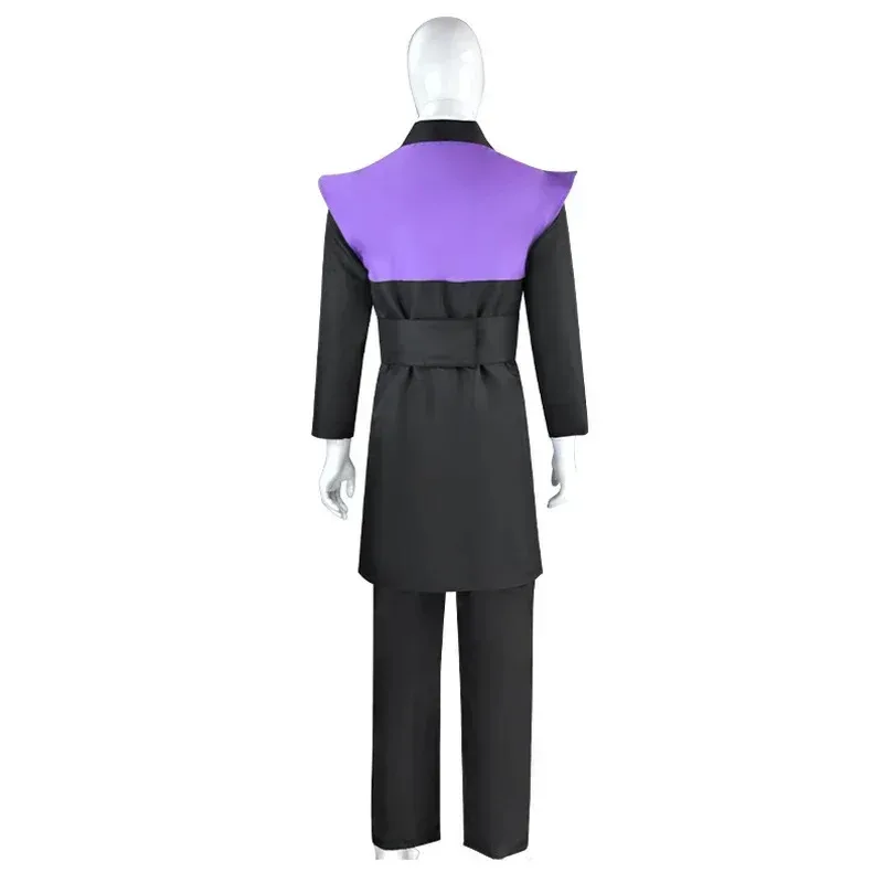 

a7d@Bear's Den Demon Slayer Cosplay Costume Genya Shinazugawa Uniform Wig Anime Kimetsu No Yaiba Swordsmith Village Arc St New 2