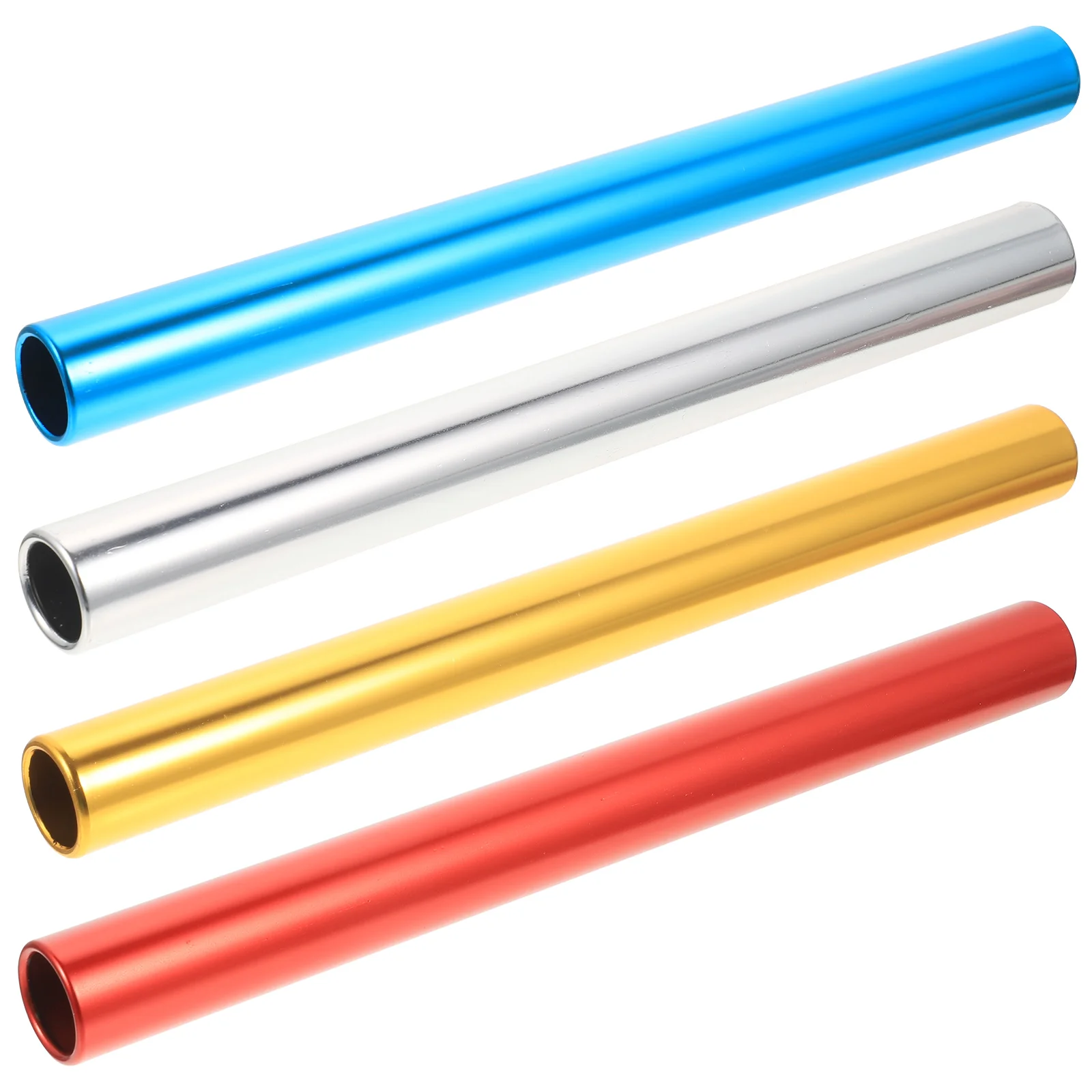 

4 Pcs Relay Race Sticks for Training Lightweight Transfer Aluminum Alloy Child