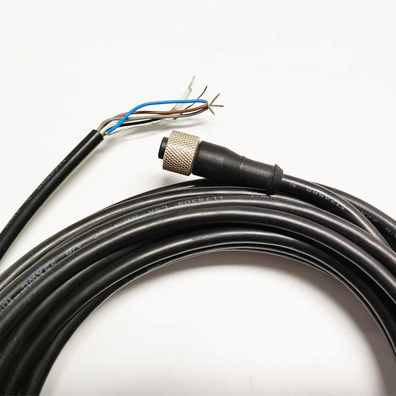 American Banner, Single Head Cable, Model MQDEC2-530 Single-ended M12