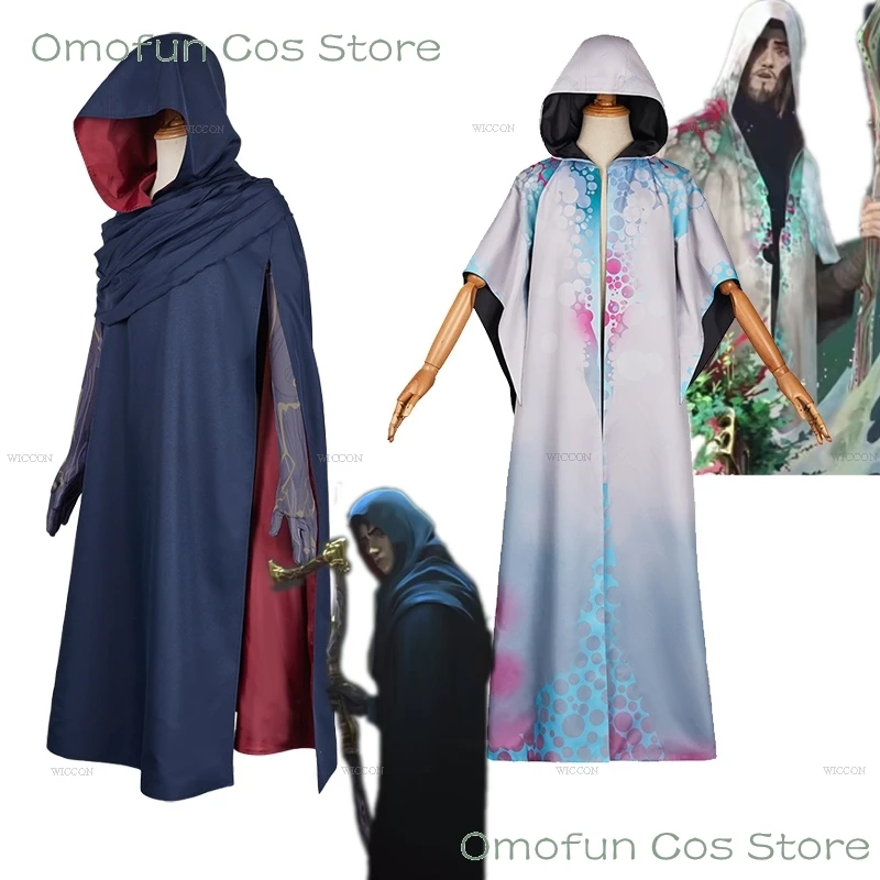 Anime Arcane S2 Viktor Cosplay Costume LOL Cloak Cape Wig Hextech Outfits Mens Halloween Hooded Carnival Party Disguise Clothes