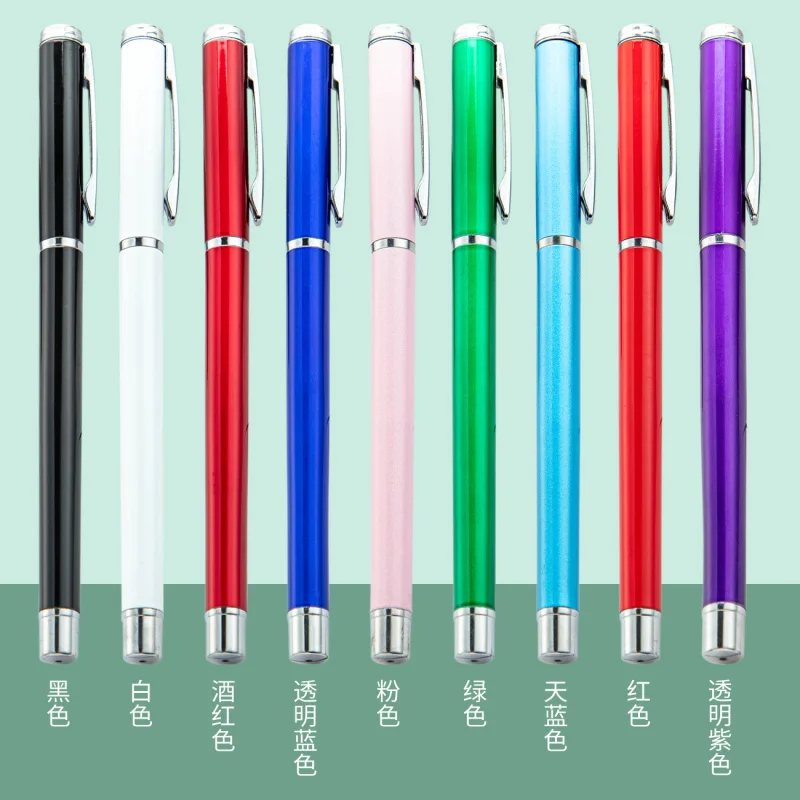 

Custom. High-End Business Multi-Color Metal Gel Pen Office Supplies Roller Pen Student Signature Pen Enterprise Promotion Advert
