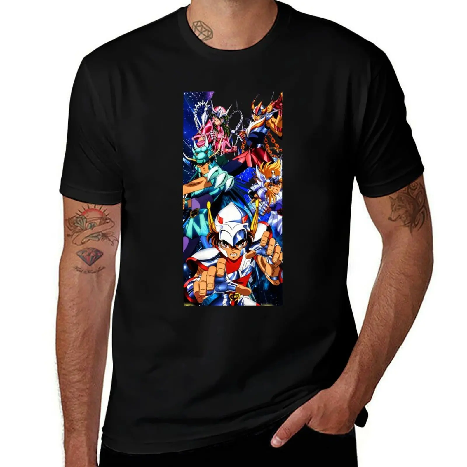 

Men’s Music Festival T-Shirt Streetwear Fast Shipping Saint Seiya Bronze Saint Gold Saint Seiya Shun Shiryu Hyoga Ikki