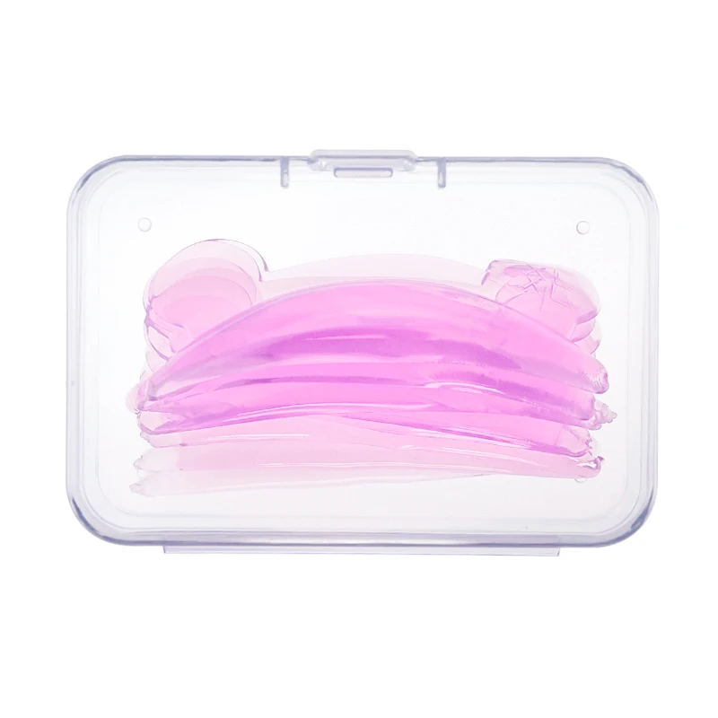 4 Pairs Bear Shape Silicone Eyelash Perming Pads Lash Lift Kit Reusable Lashes Curler Rod Eyelashes Makeup Beauty Tools