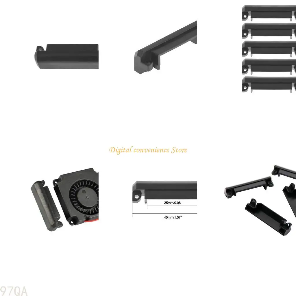 

97QA 5 PCS Fan Air Guide Printer Blower 4010 Dedicated Cooling Guide Duct Mounting