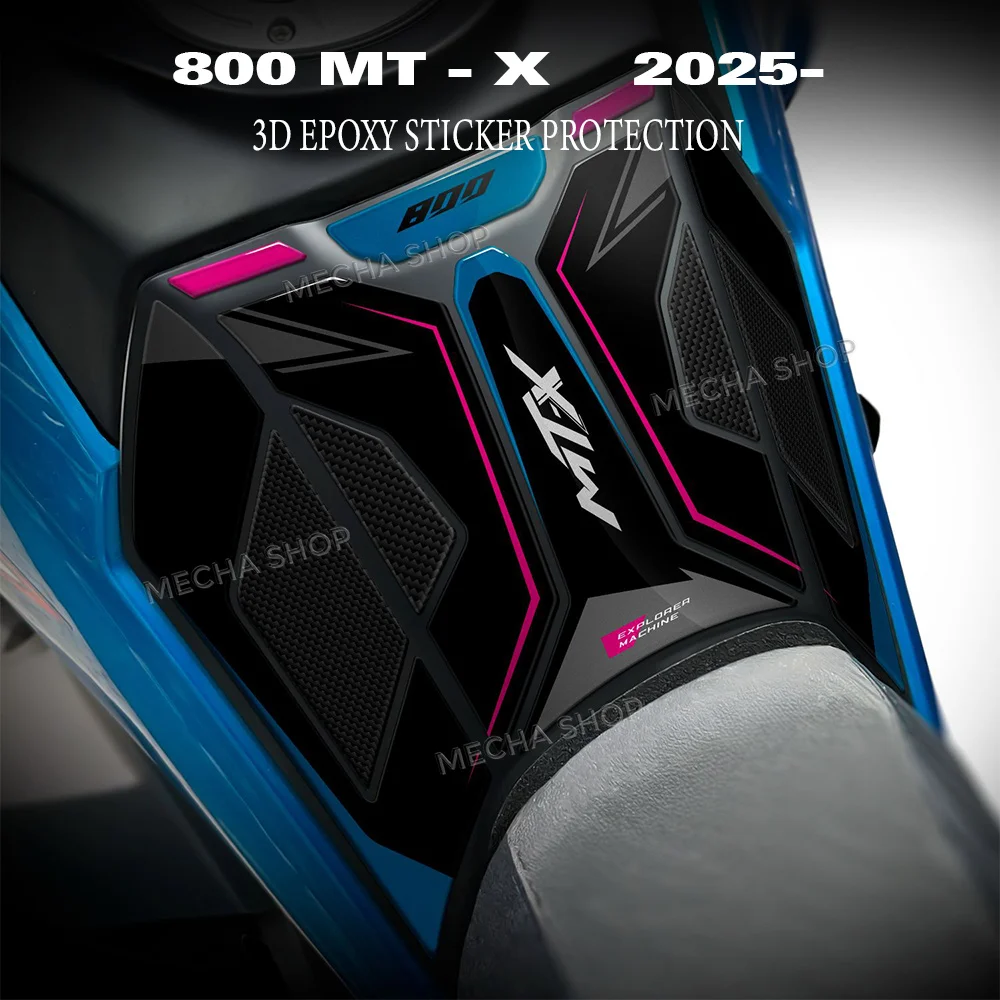 

800mtx accessories Front Sticker For CFMoto 800 MT-X 2025 2026 Tank Pad Kit Protection Decal
