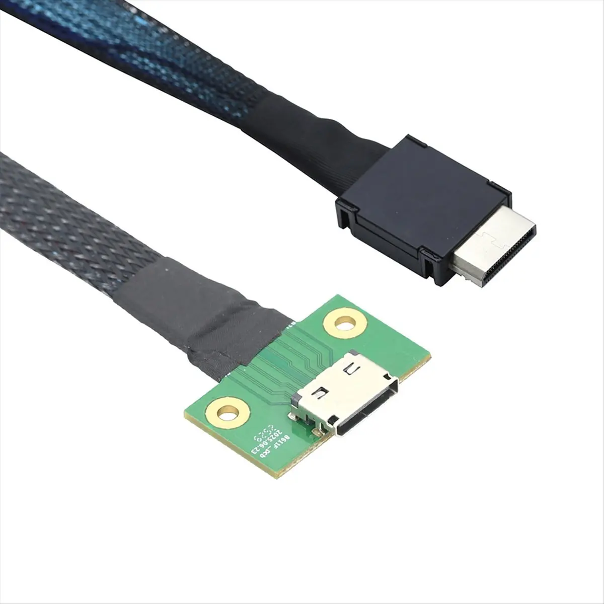 (A01R) PCIE Oculink SFF 8611 4I 42P to SFF-8612 4I Motherboard Conversion Cable Male to Female Data Transfer Cable 0.5M