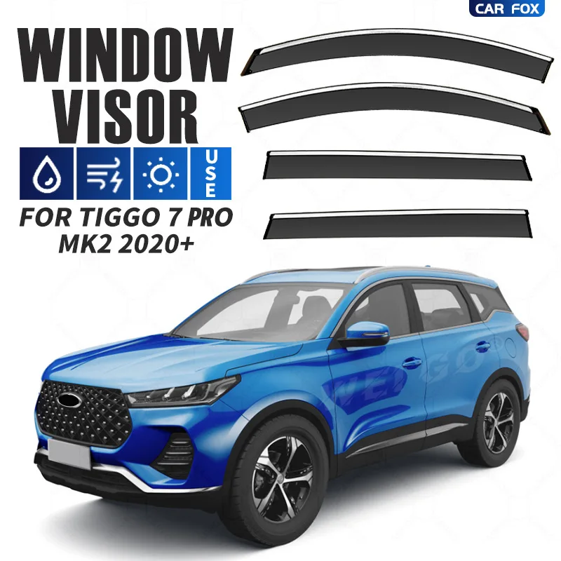 

Для Chery Tiggo 7 PRO 2020+ козырек на окно автомобиля, тент, навесы, лобовое стекло, боковое окно, дождевик, солнцезащитный козырек, автоаксессуары, Стайлинг автомобиля