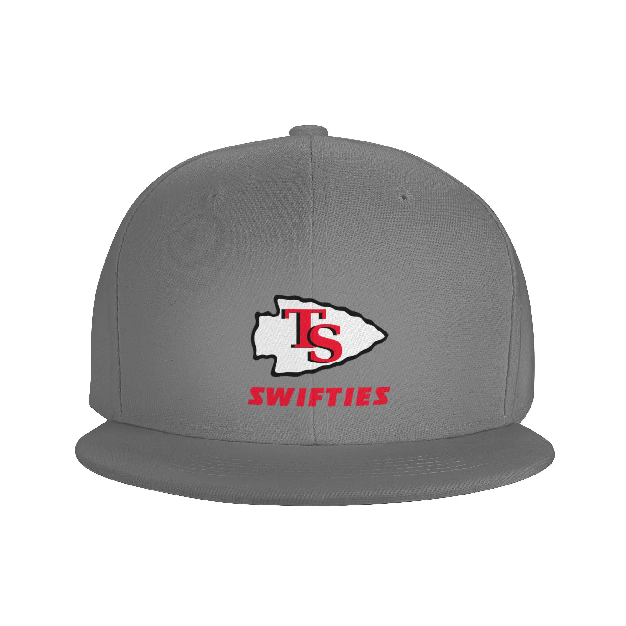 Fashion Swiftie Chiefs Flat Brim Sun Hat  Cap Black Cap