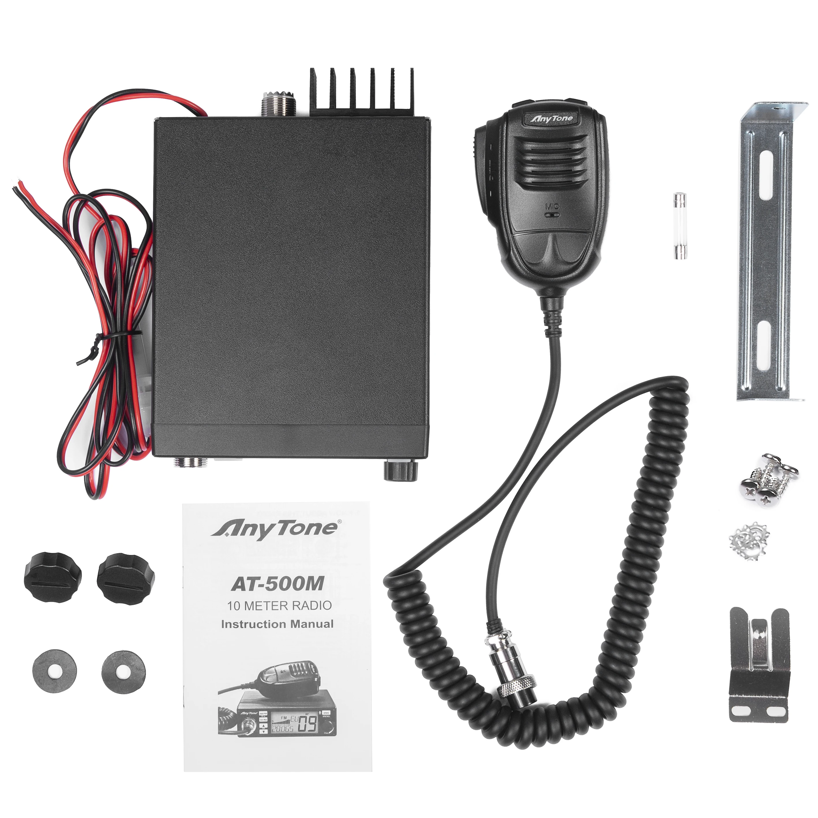 Anytone AT-500M AM/FM 27Mhz CB Radio, 9/19 Channels, 10 Meter Amateur Radio For Truckers, 24.715-30.105MHz (Programmable)