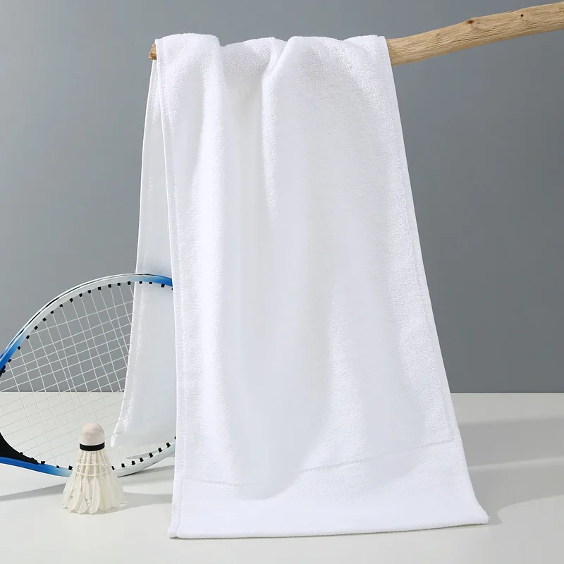 32x110CM Cotton Soft Fitness Towel for Sports Multifunctional Sweat Absorption Towel Gym Swimming Yoga Towel Sport Towels Black