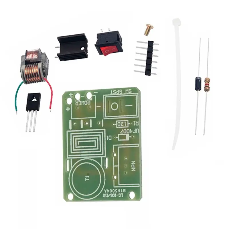 A74E-DIY Kit 15KV High Voltage Inverter Generator Spark Plug Arc Ignition Coil Module 3.7V For Electronic Equipment Devices