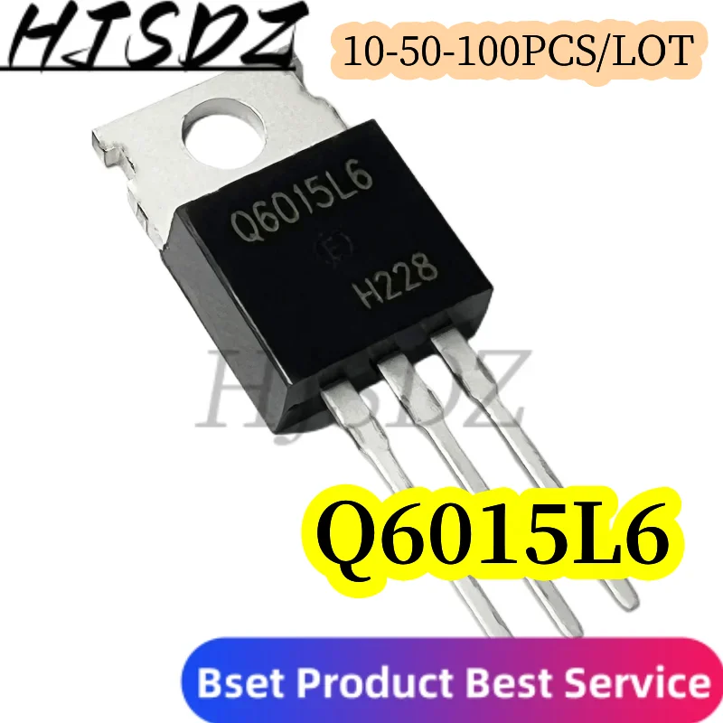 10-50-100PCS/LOT 100% nuevo original Q6015L5 15A 600V Q6015L6 TO220 Transistor triodo-220 Q 6015L5