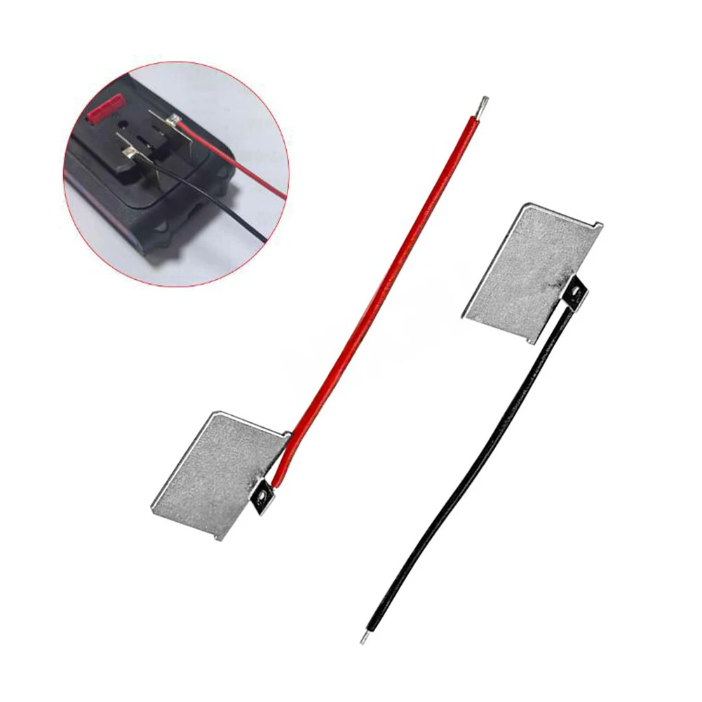 21V High Current Terminal Block for Battery Charging Pad Compatible with 21V Power Tools Flexible Heat Resistant Wiring