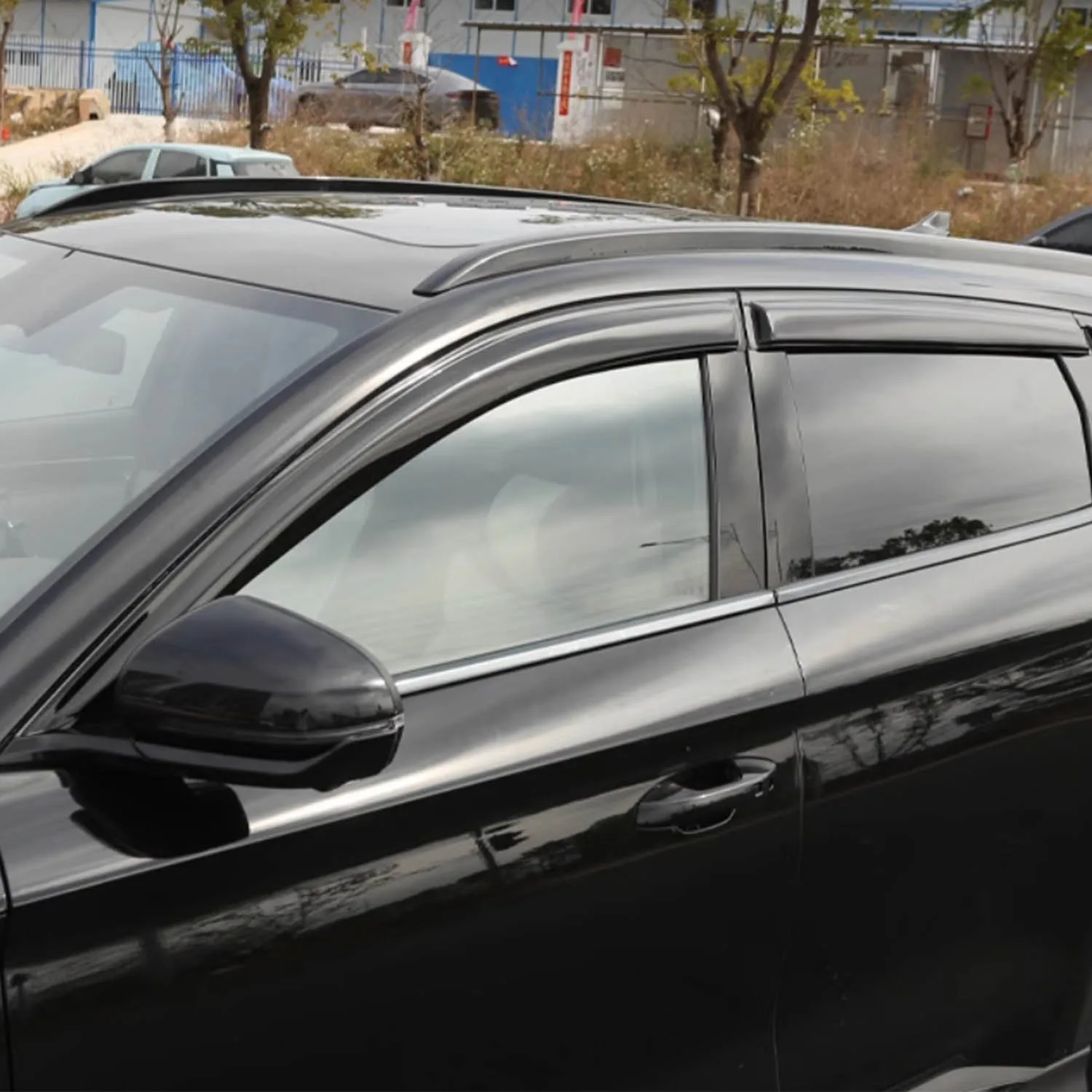 

Для BYD Song Plus DM-i EV/Seal U/Sealion 6 2023-2025 Автомобильный внешний оконный козырек, дефлектор, дождевик, крышка из АБС-пластика, 4 шт.