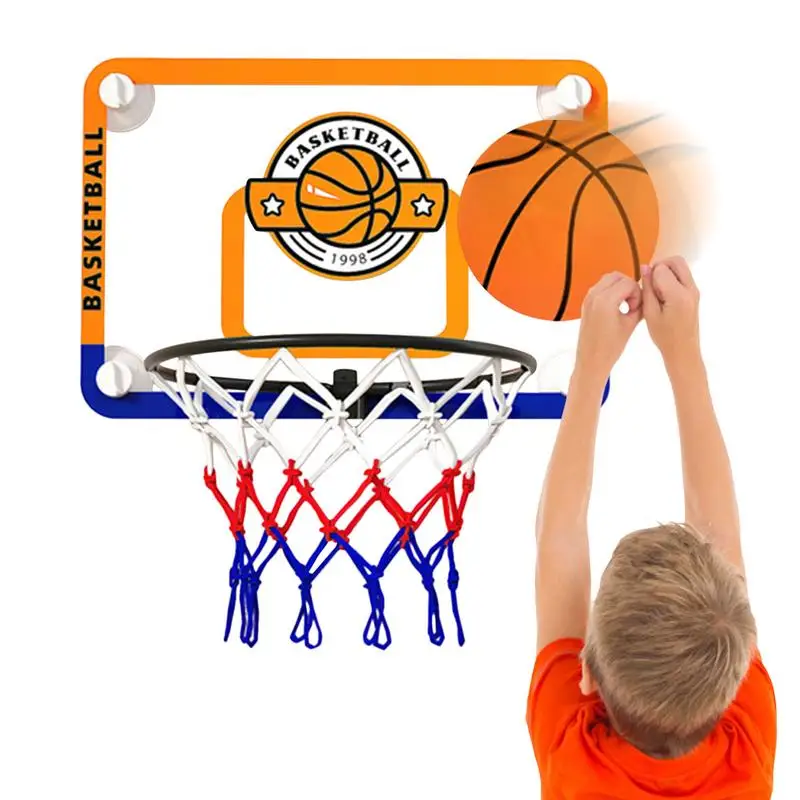 Indoor Basketball Hoop For Room No Slipping Wall-Mounted Toy Basketball Foldable Hoops & Goals Bedroom Basketball Hoop For