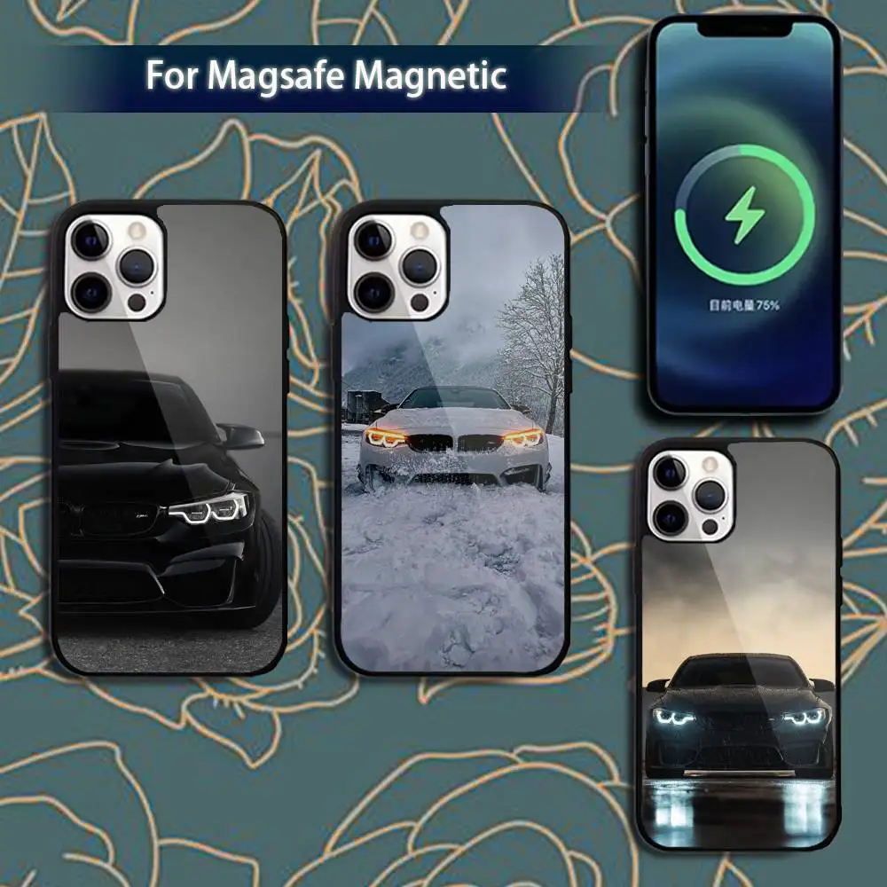 

Black White for B-BMW Phone Case For iPhone 16,15,14,13,12,11,Pro,Max,Plus,Mini,Magsafe,Magnetic Wireless Charging Case