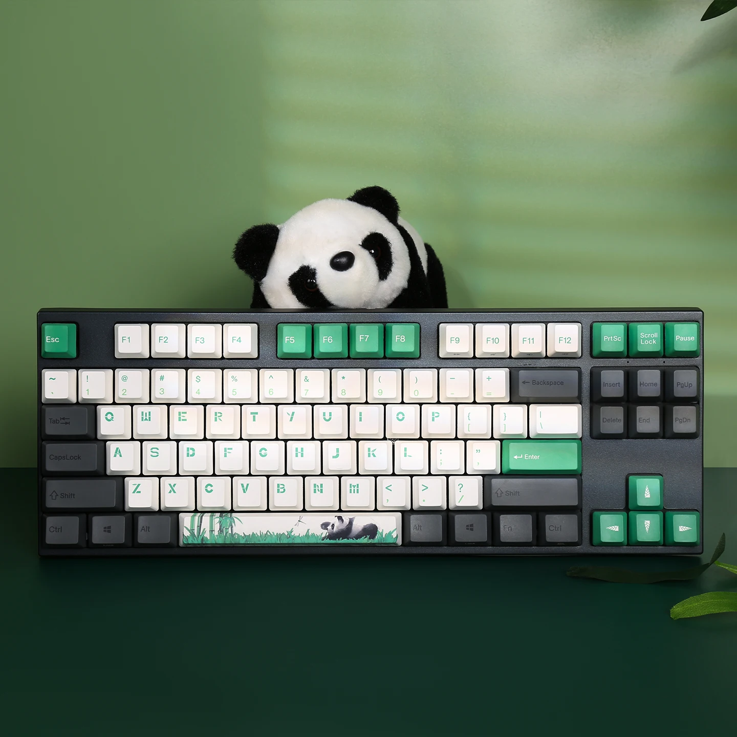 

Bravoilo panda Беспроводная 3-режимная игровая офисная 87-клавишная механическая клавиатура с возможностью горячей замены