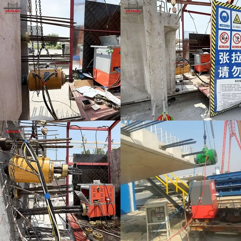 Hydraulic Pump Station of Synchronous PLC Tension and Lifting System for Bridge Construction