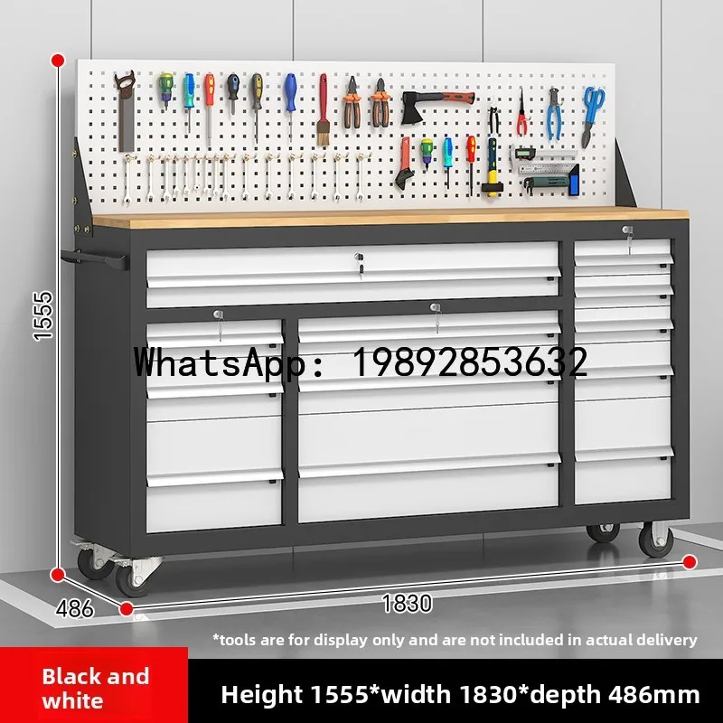 

B1 Heavy Duty Tool Cart Drawer Type Repair Trolley Auto Repair Storage Tool Box Thickened Hardware
