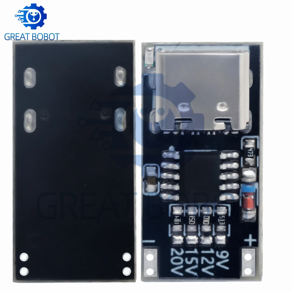 Type-C PD2.0 PD3.0 Trigger Module 9V 12V 15V 20V Fast Charge Polling Detector USB Boost Power Supply Charger Board