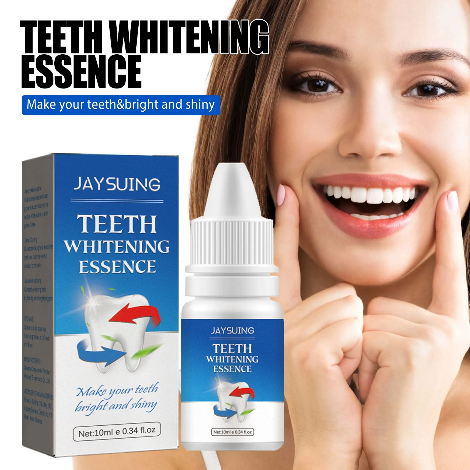 Jayswing Tooth Whitening essence Repair Stain Remover Tooth Yellow Tooth Stain Oral Cleaning and Tooth Beauty Care