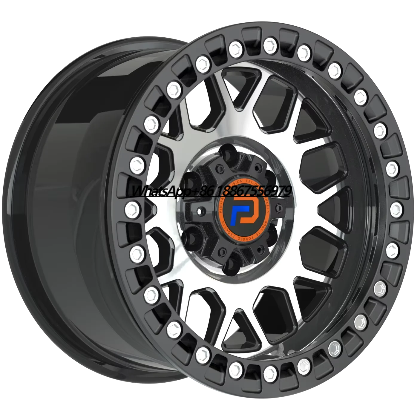 PINJIA 4x4 Off-road wheels Forging custom 17 18 19 20 21 22 inch Concave Design rim 6x1397 5x127 offroad beadlock alloy wheel