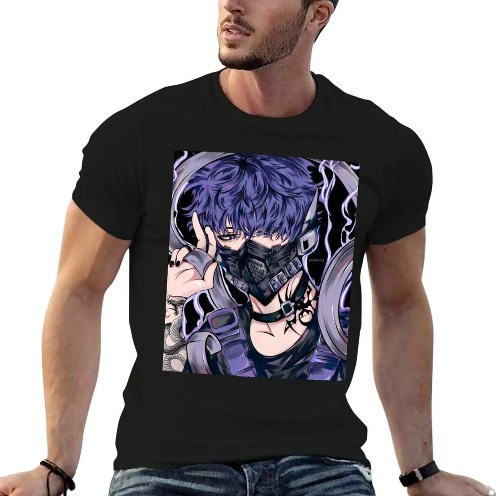 

Villain Shinso T-Shirt t shirt custom print t shirt for man t shirts designer T-Shirt