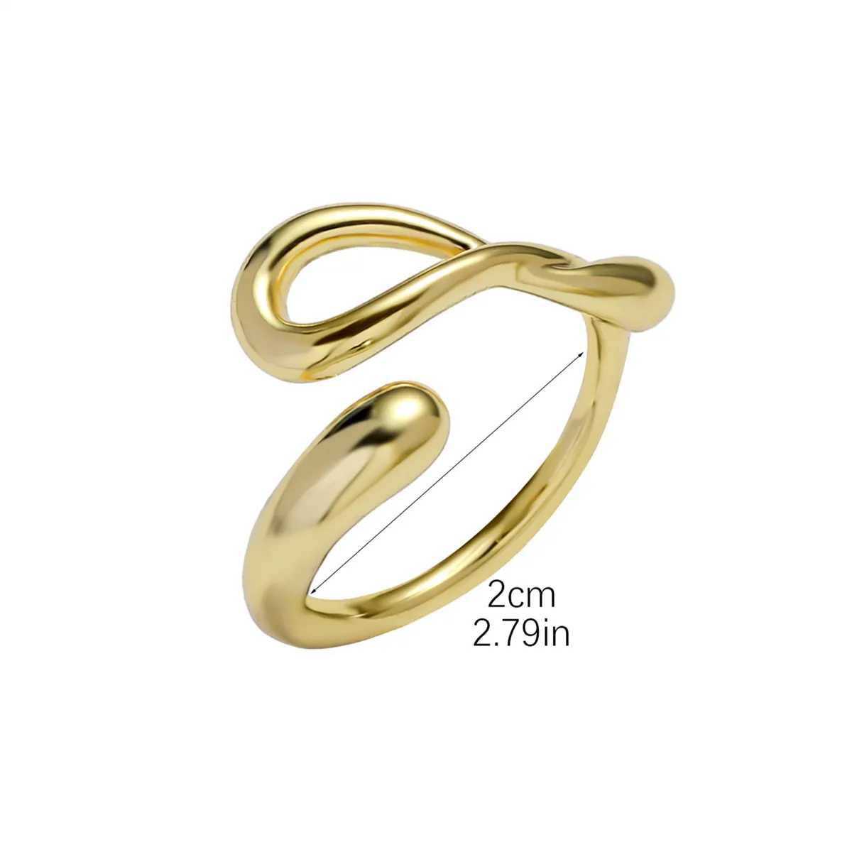 Amazon New Generation Fashion Premium Feeling No Colour Loss Women's Ring Couple Activity