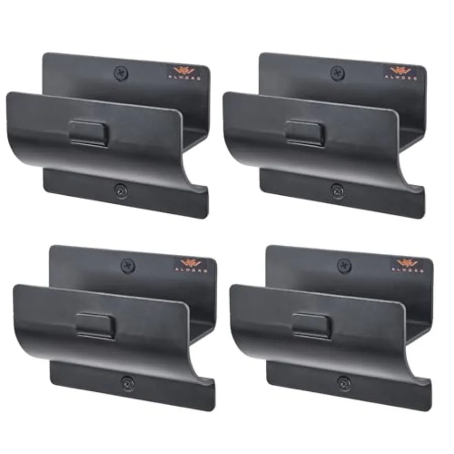 

Ladder Hanger set of 4 For Garage Wall - Heavy Duty Utility Hook For Wall Mount Ladder Storage. Versatile Tool Holder To Maximi