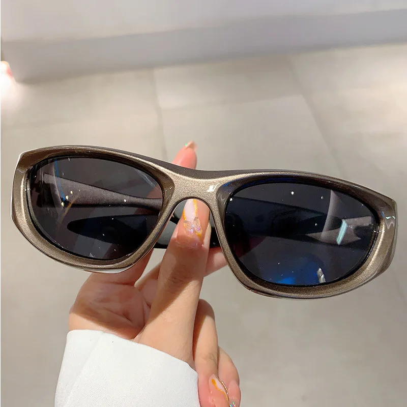 Luxury Brand Designer Y2K Sunglasses Women For Men Trend Sun Glasses Vintage Punk Mirror Shades Sport Riding Goggle UV400