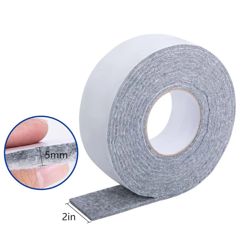 Window Anti Condensation Absorbent Strips Self Adhesive Reusable Felt Moisture Seal Strips for Absorbing Water and Keeping Dry