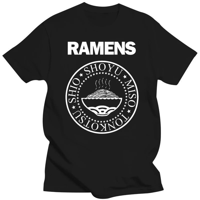 Tonkotsu Ramens Stretched Noodles T Shirt Men's Normal Top T-shirts April Fools' Day High Quality Fashion Sweatshirt Hipster Tee