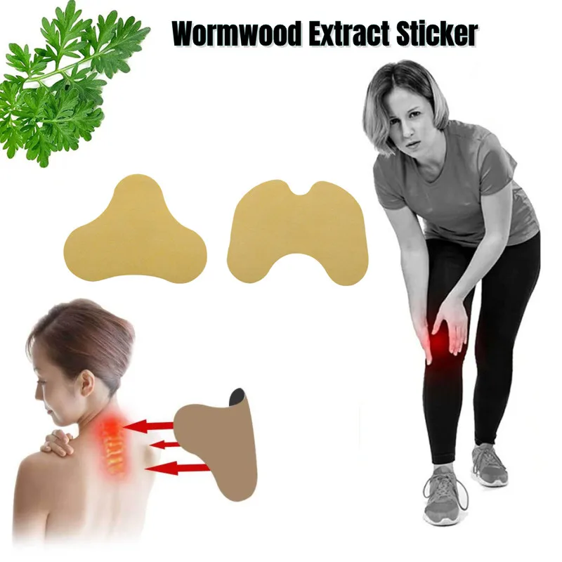 Knee Neck Medical Plaster Wormwood Extract Knee Neck Relief Patches Kit Knee Joint Pain Plaster Chinese Wormwood Extract Sticker