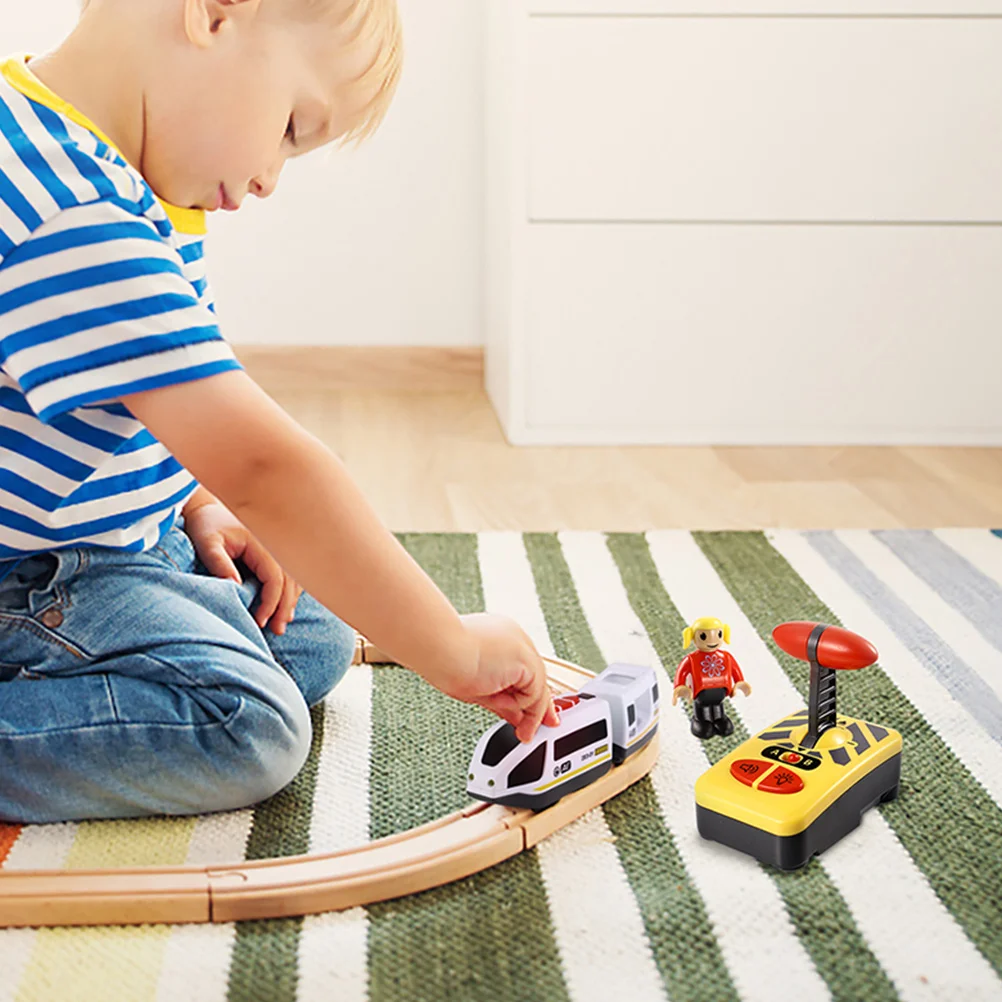 

Remote Control Train Toy Distant Control Kids Electric Decorative Plastic Model Gifts Collection Play Educational