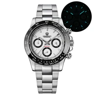 Watchdives WD16500 V2 Men Watch VK63 Quartz Movement Chronograph Wristwatch Stainless Steel Sapphire Crystal Luminous Watches photo 3