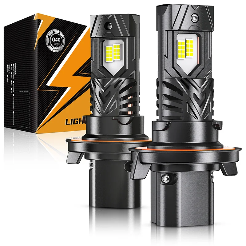 AUXBEAM LED Light Bulbs 6500K H4/HB2/9003/H13/9008/HB1/9004/H10/HB5/9005/HB4/9006/H8/H9/H11 120W 30000LM Car LED Headlsamp Bulbs