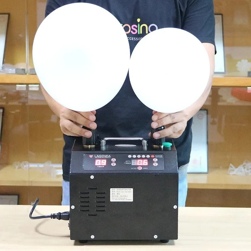 

Electric Balloon Pump Inflator High Power Double-hole Balloon Air Pump Por Blower for Wedding Birthday Party 220V/110V
