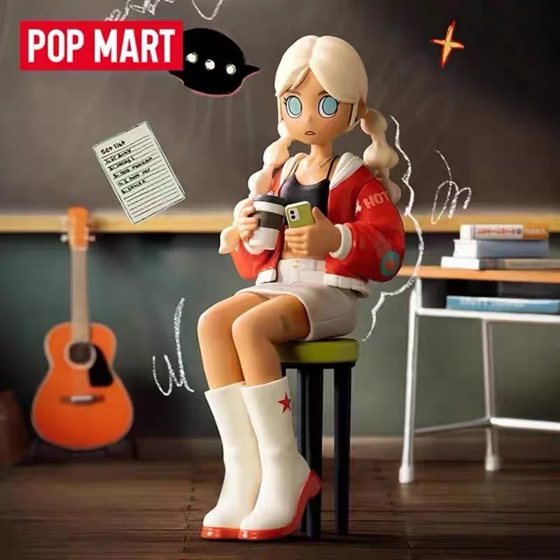 

Pop Mart Peach Riot Rise Up Series слепая коробка Guess Bag Mystery Box Toys Аниме Фигурка Кукла Симпатичные настольные украшения Подарок