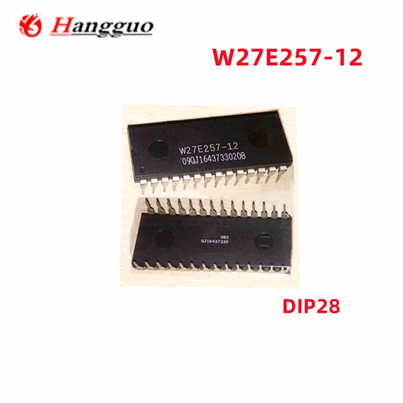 10PCS/LOT  Brand new original  W27E257-12 W27E257 DIP-28 Car Memory EEPROM Chip