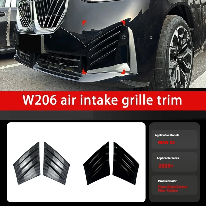 Applicable to 2025 BMW BMW X3 G45 M Sport front air outlet grille wind cutter car sticker cross-border modifications