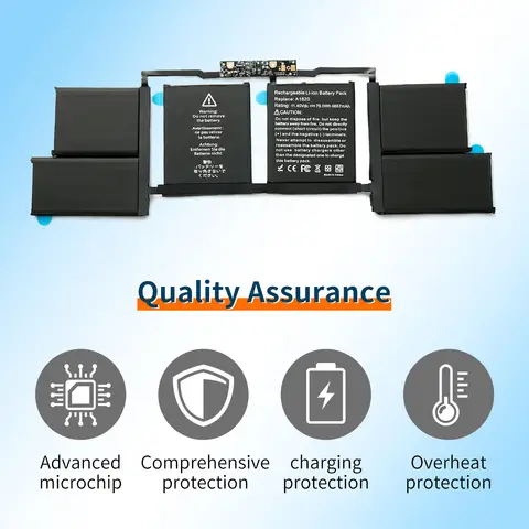 BVBH A1820 Laptop Batteri För Apple MacBook Pro 15 10 best sales MacBook-batteri - №5