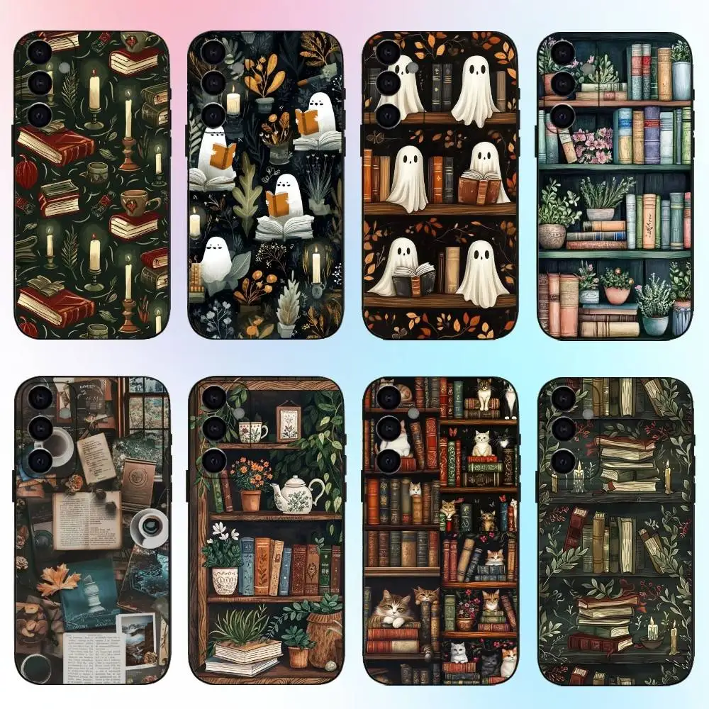 

Book Pattern Phone Case For Samsung Galaxy A73,A72,A71,A70,A53,A52,A51,Others Soft Black Cover
