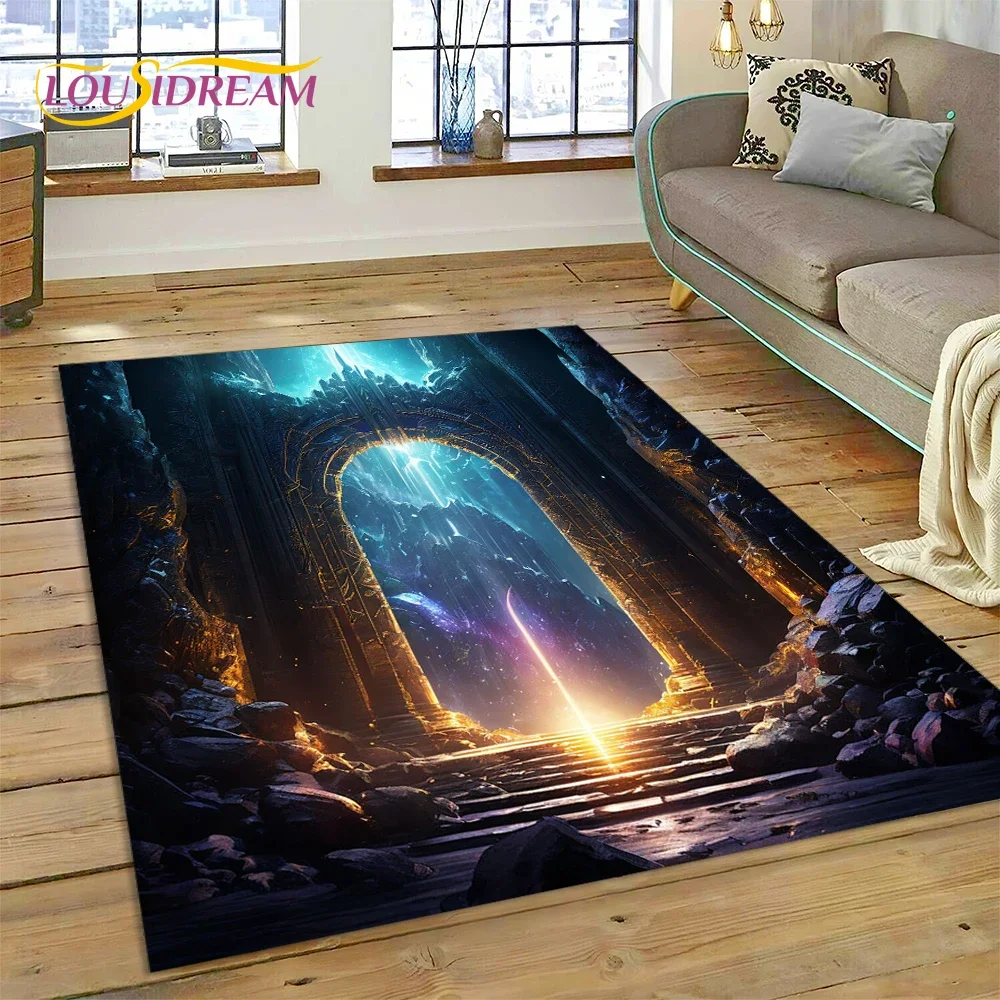 Illusion God's Temple Door Gat - Home Textiles Online ulasan dan harga